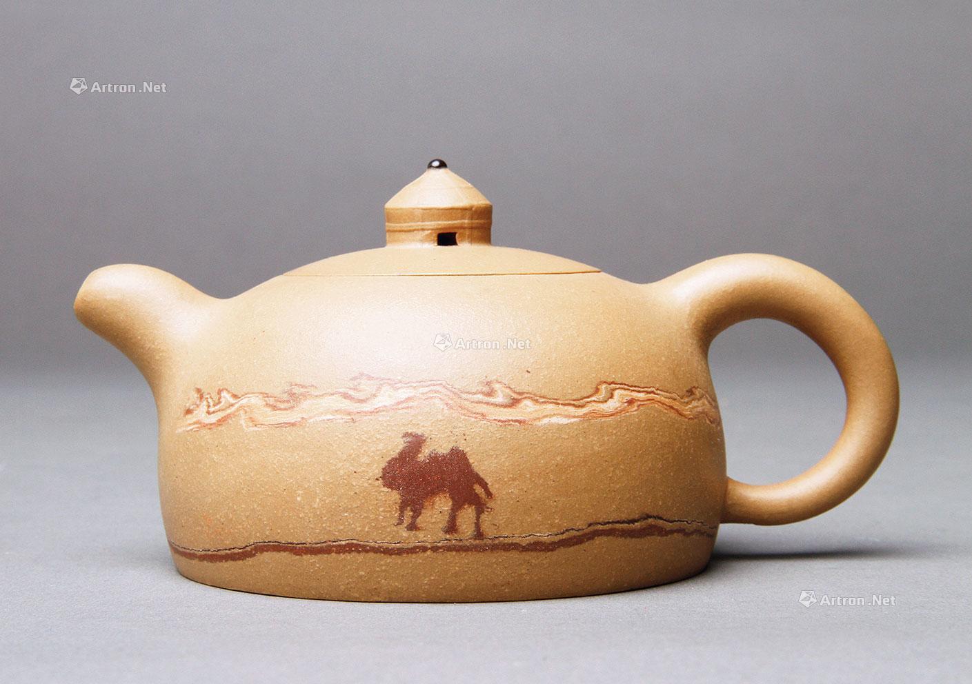 0508 名家绞胎沙漠之舟紫砂壶