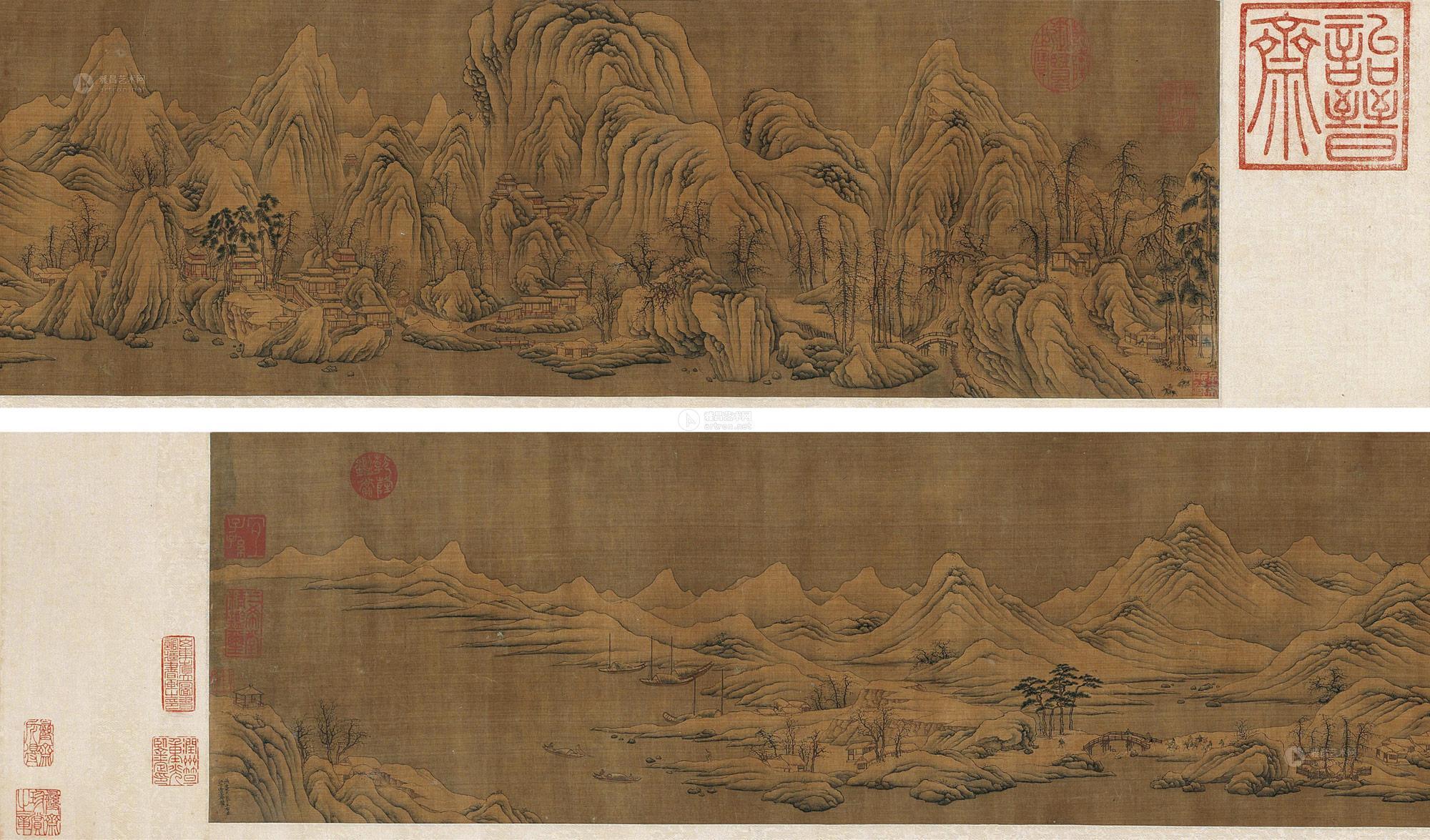 江干雪霁图卷的诗句图片