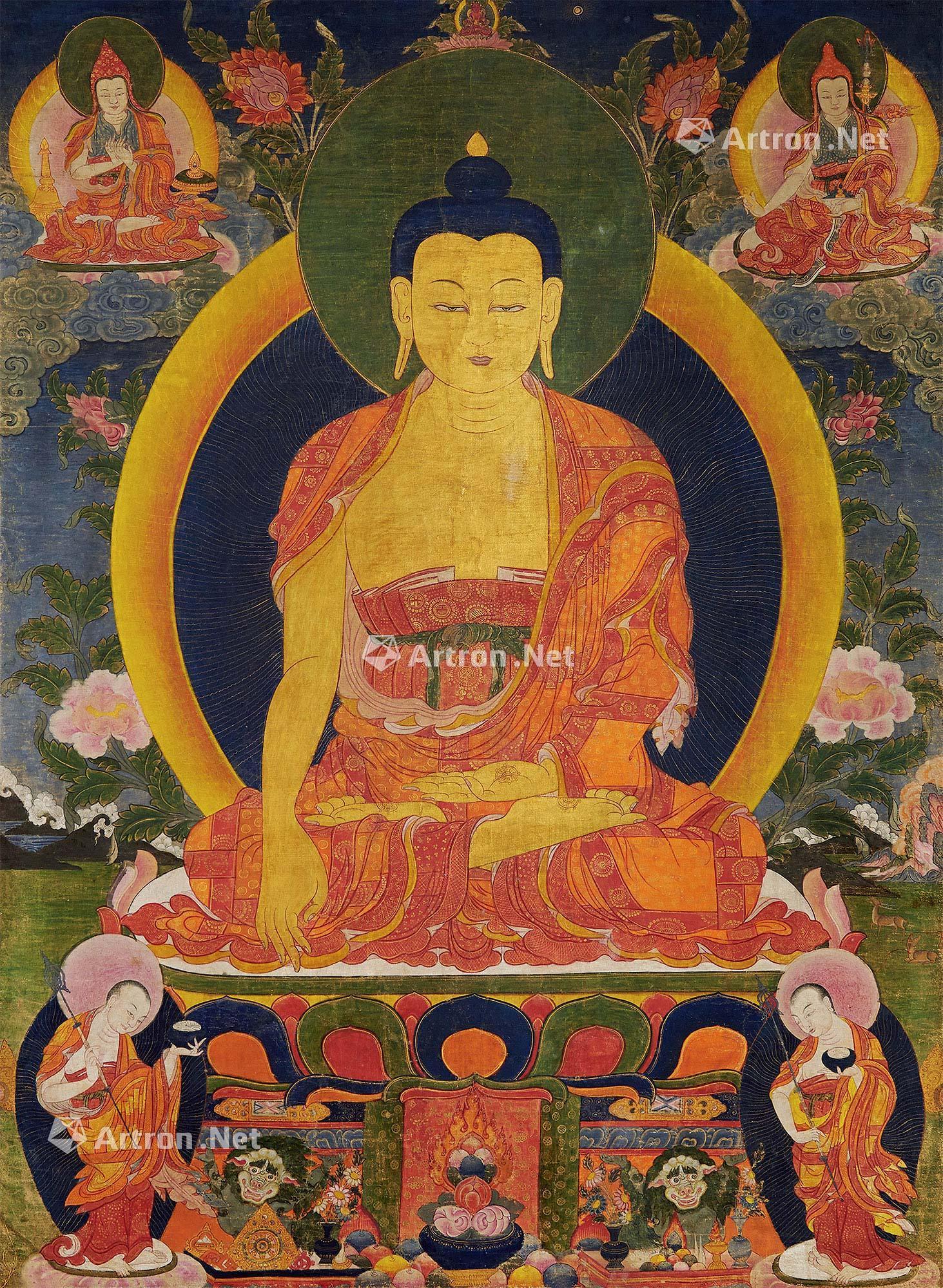 *0264 18世纪 绘释迦牟尼佛唐卡