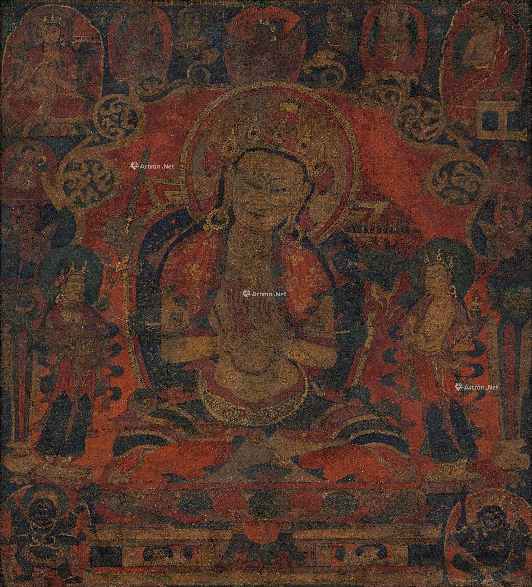 2433 18世纪 金刚界大日如来唐卡