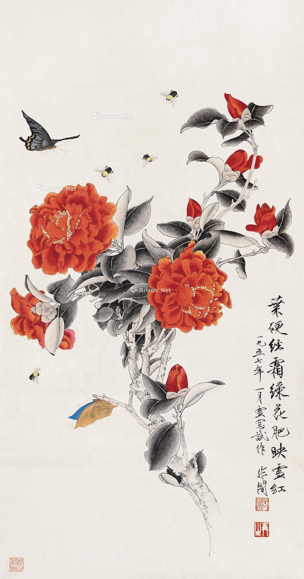 中国近代画蝴蝶的画家图片