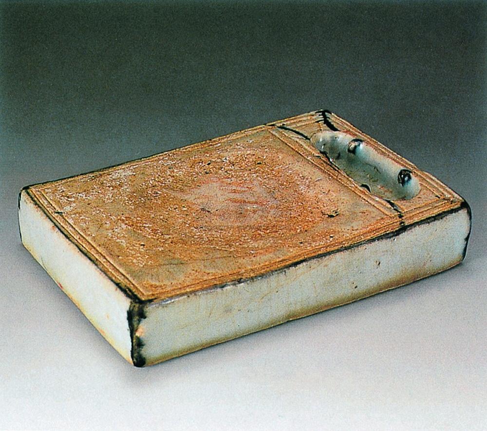 0790 明 青花瓷砚