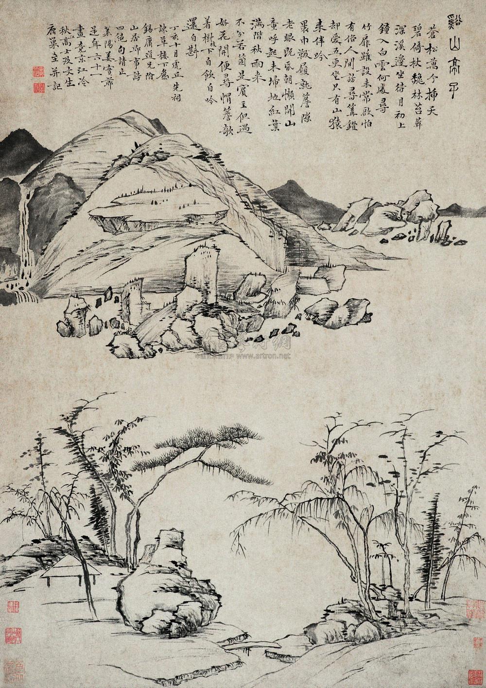 春季拍卖会 2002春季拍卖会·晚清民初名家绘画专题,容斋藏中国书画