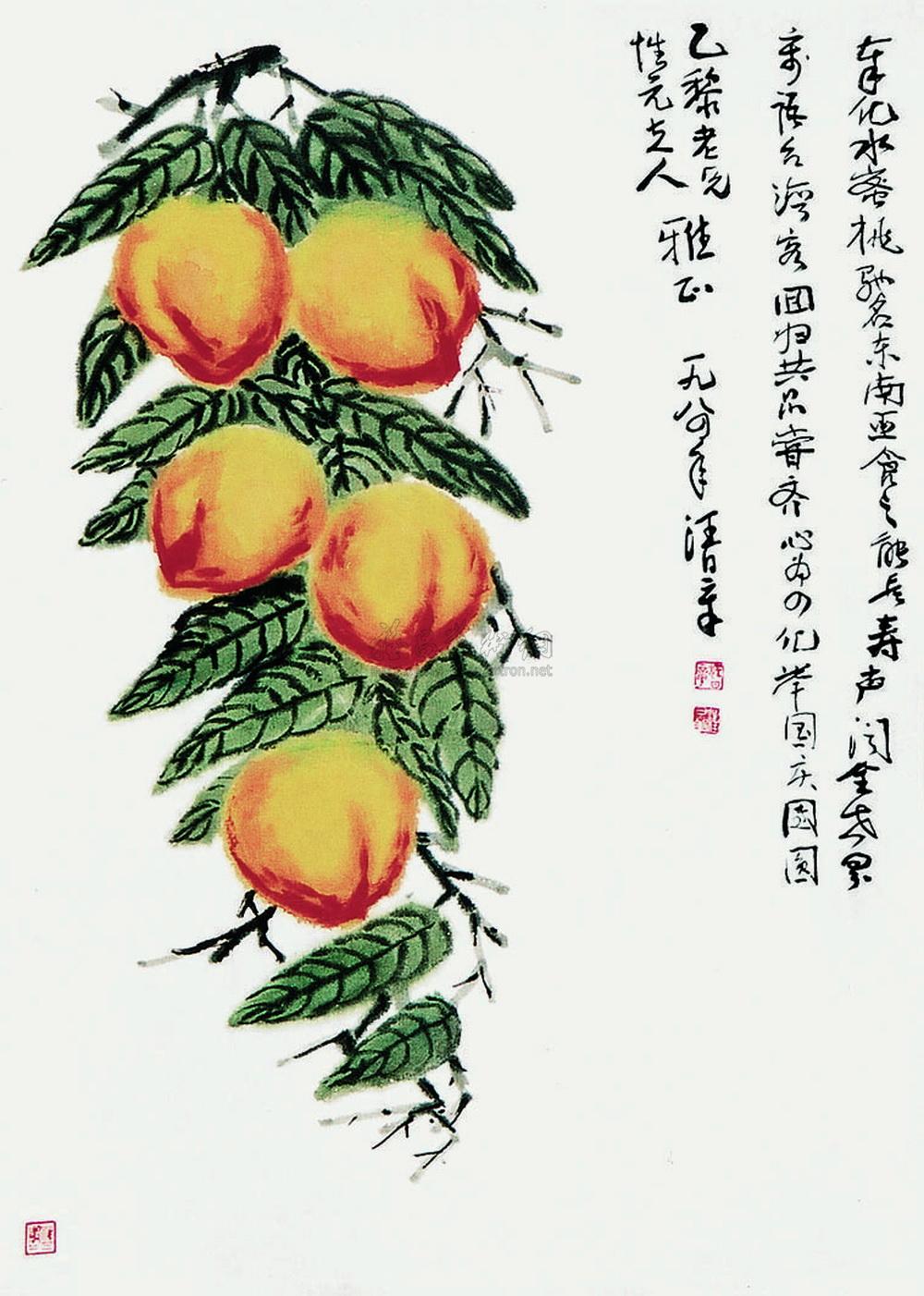 徐湛老师画桃子图片