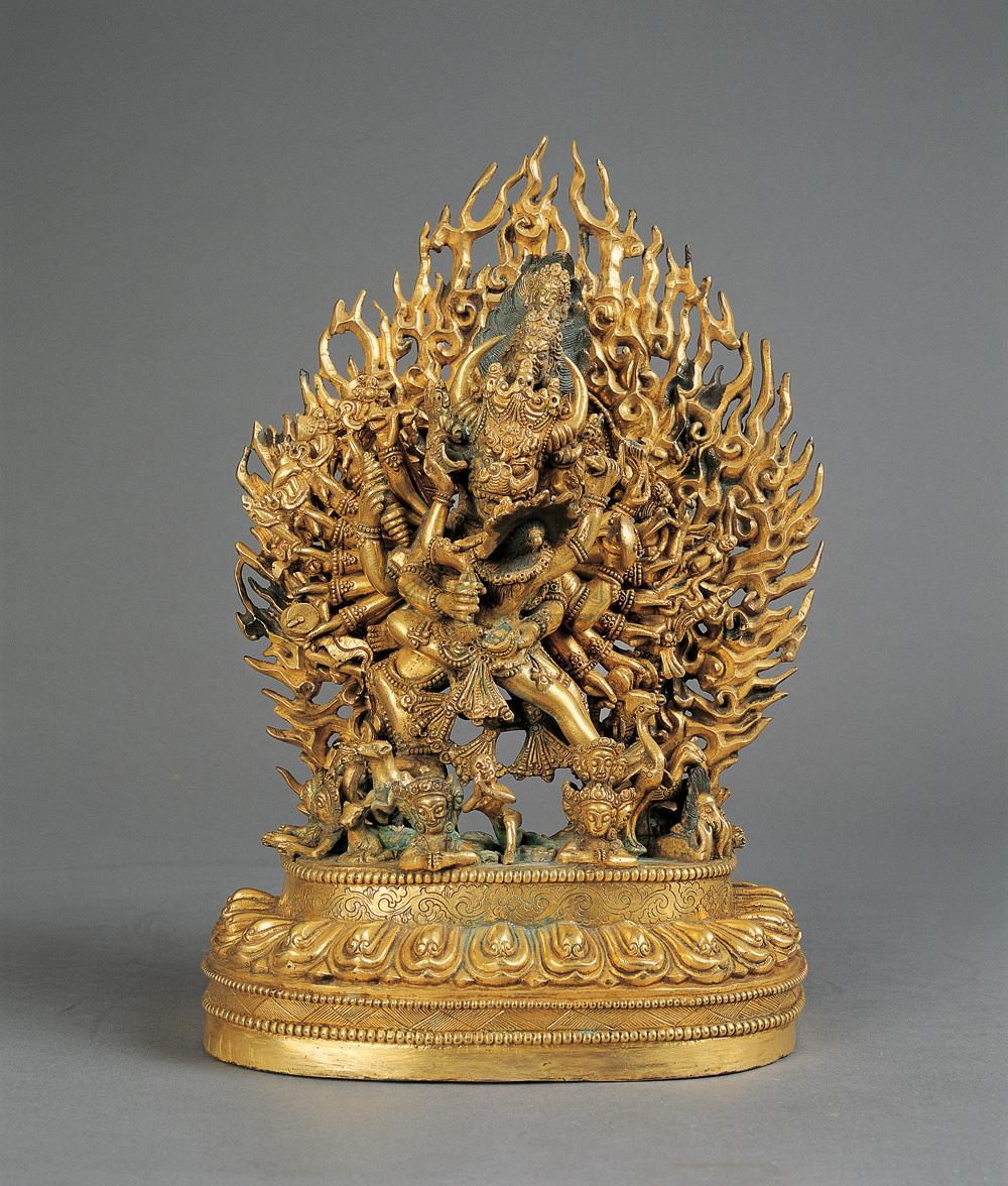 0227 清 金大威德金刚像