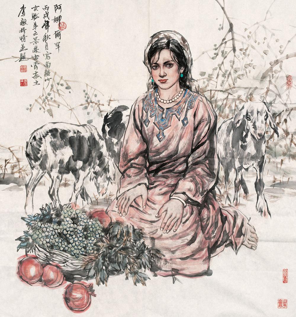 0333 2006年作 阿娜尔罕 镜心 设色纸本