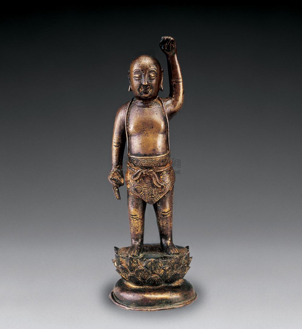 【明 铜释迦太子诞生像】拍卖品_图片_价格_鉴赏_佛教文物其它_雅昌