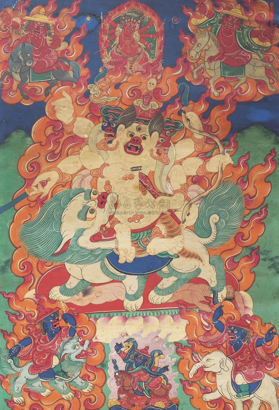 1614 清 白哈尔唐卡