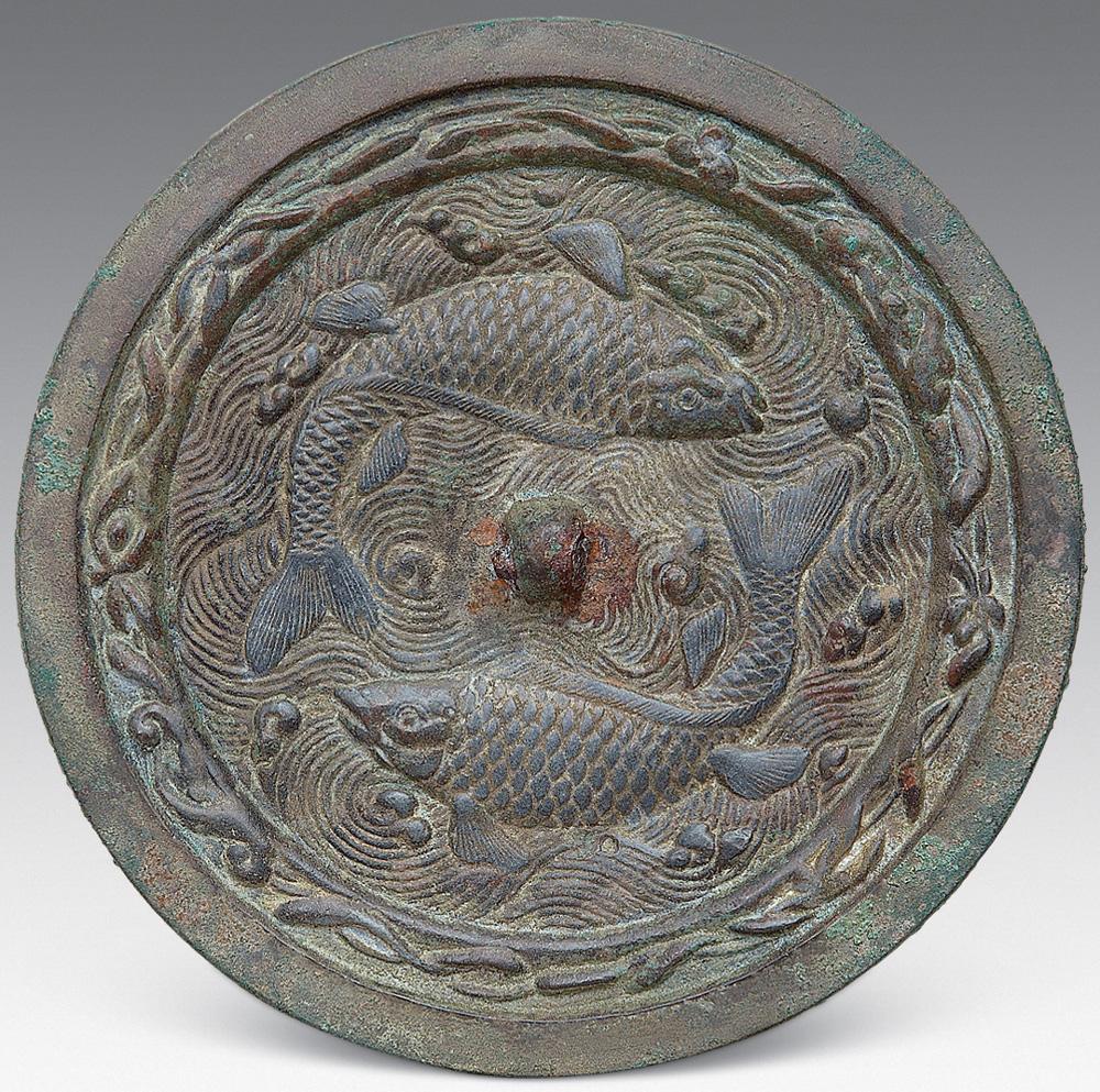 *4282 金代 双鱼镜