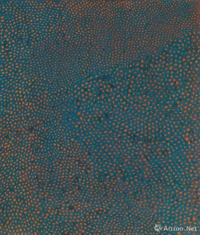 草间弥生《No. F. C. H.》油彩画布，76.2 x 66 cm.1960年作