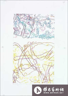 英格丽•卡兰绘画作品--马克•斯特兰德的拼贴作品