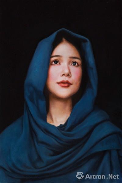 《戴蓝色头巾的女孩》