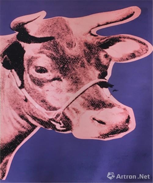 《牛》  安迪沃霍尔 85.2x52.9cm  版画