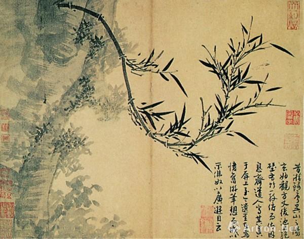 《墨竹谱20》  吴镇