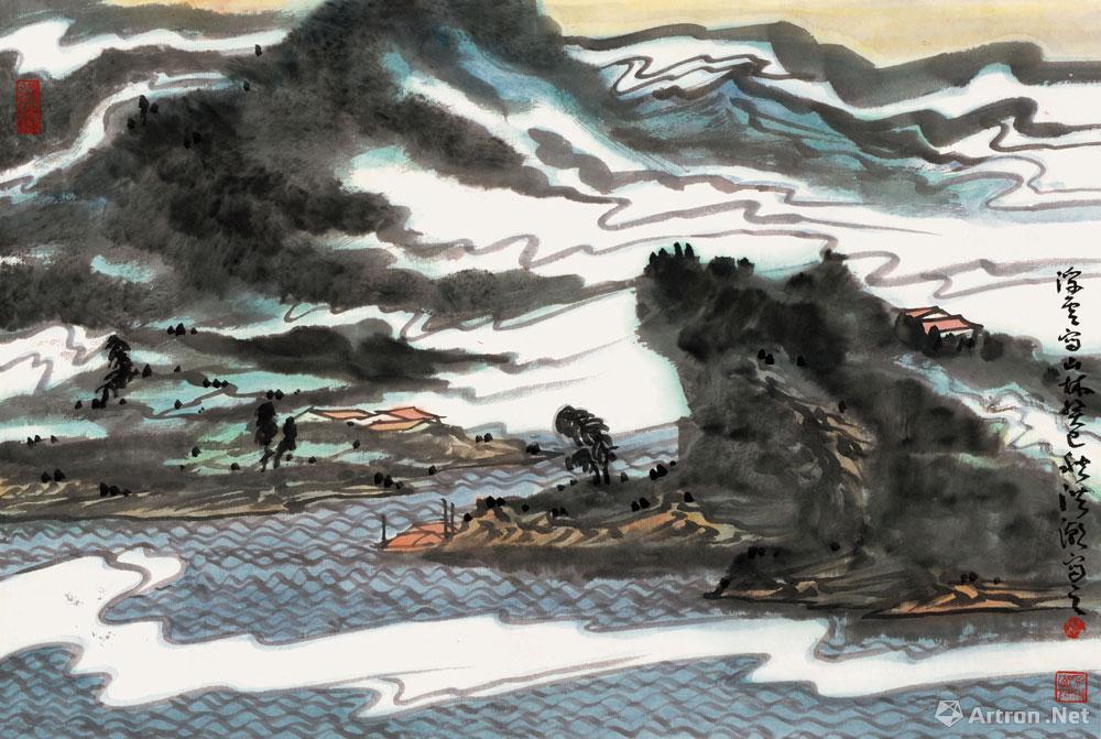 "山水精神"洪潮中国画全国巡展-山东站