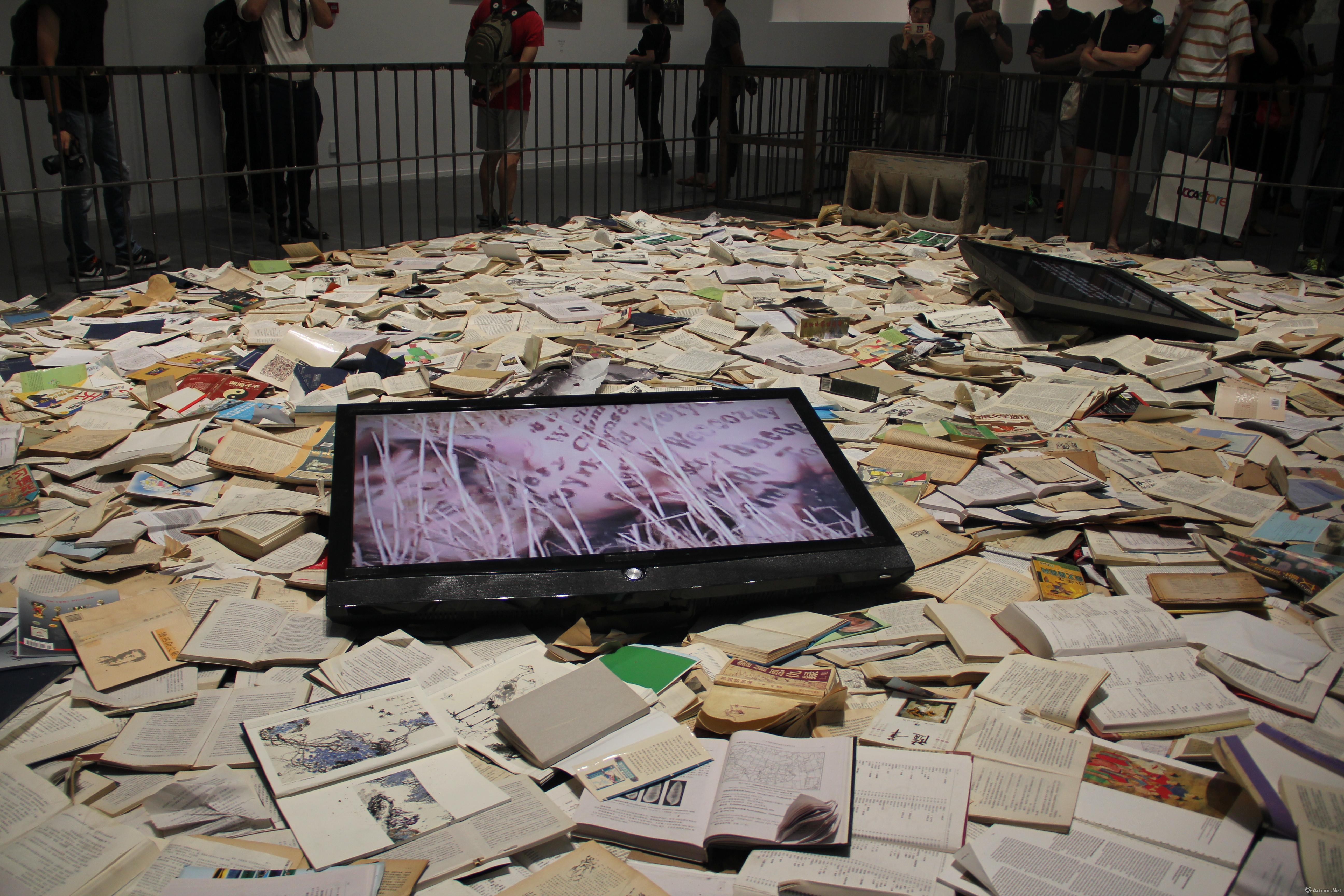 《文化动物》  徐冰  1994-2018 装置及表演 现场还原及影像记录