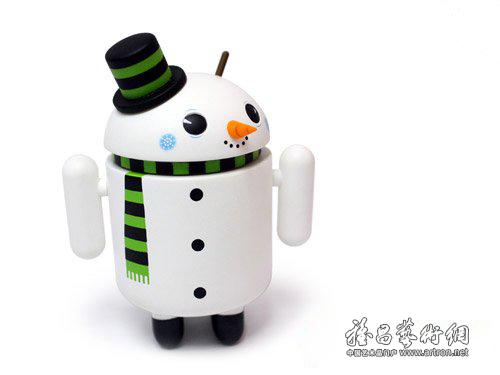 迎接圣诞！雪人版Android玩偶亮相