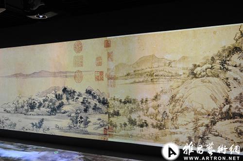 图集:黄公望《富春山居图》在台北"合璧"展出