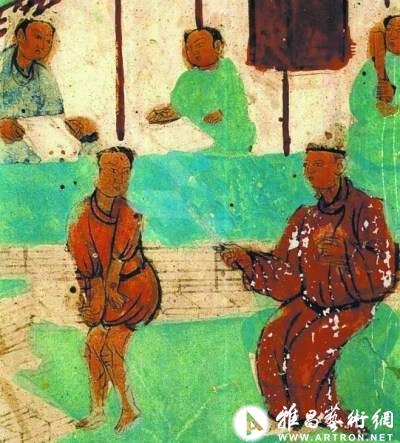 敦煌壁画现代解读风靡网络 浮现梦露捂裙(图)
