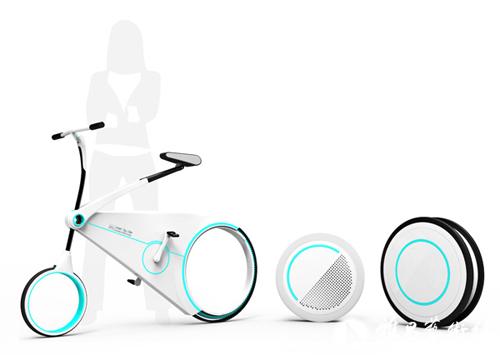 The Smart City Cycle-模块化后轮概念自行车