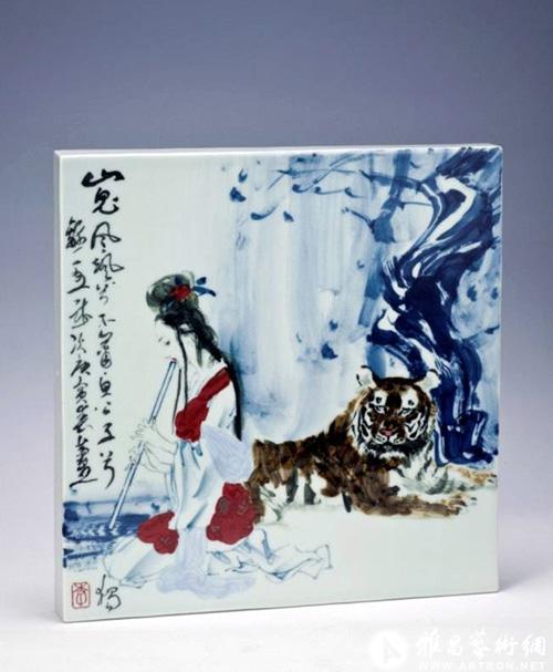 李菊生笔墨出新 高温釉色镶器绽放无限魅力