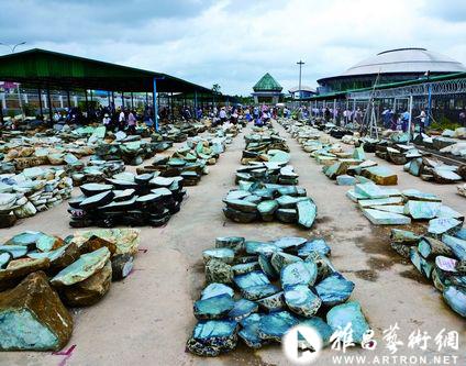 探秘缅甸翡翠交易市场