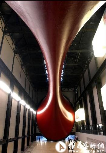 世界著名雕塑大师阿什尼·卡普尔的充气雕塑作品