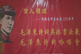 “伟人襟怀”****诗词吴休书法展