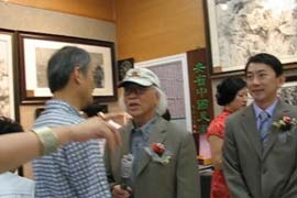 陈平水墨画展现场