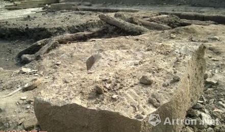 成都市体育中心现石雕残体或为蜀王府瑞兽