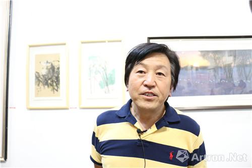 陕西省国画院院长范华到场祝贺