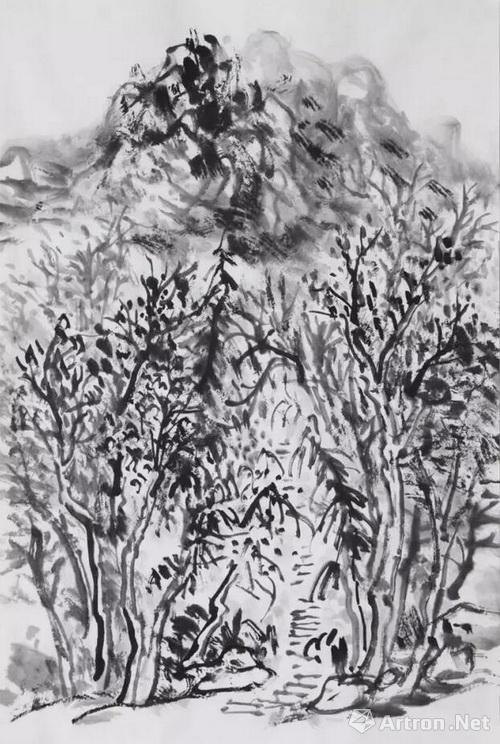 资讯 资讯详细   之后又临张永文同学的画,几笔下去.